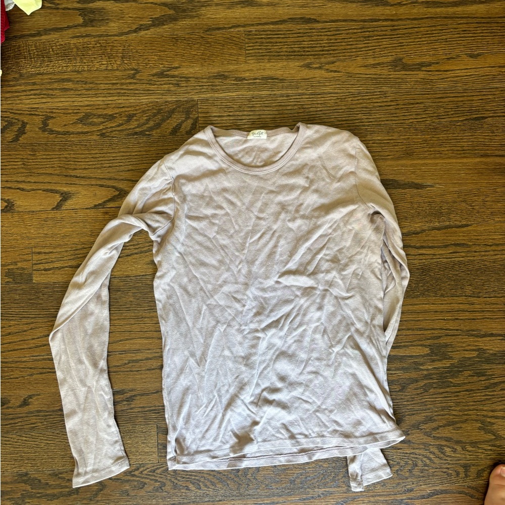 Women's Long Sleeve Top - Light Purple